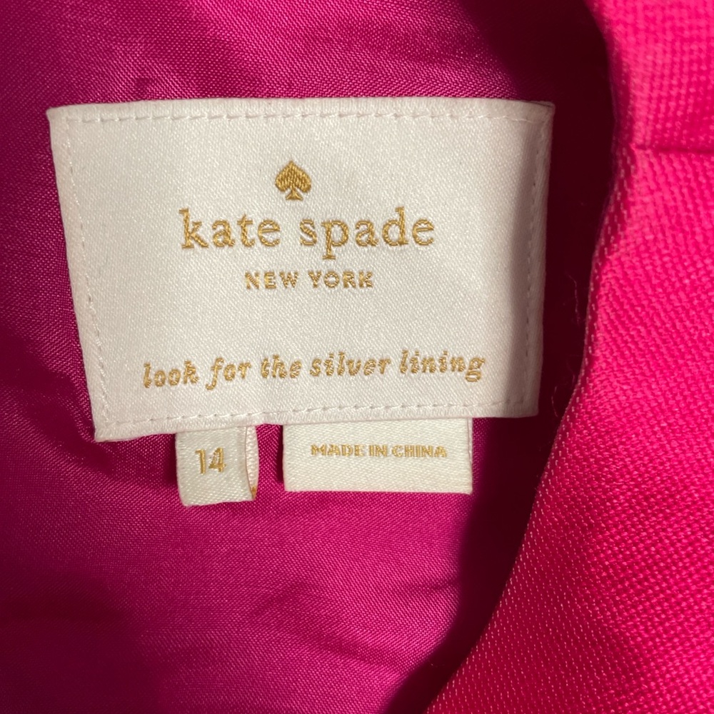 Kate Spade backless Dress in Bold Pink size 14 - Picture 2 of 7